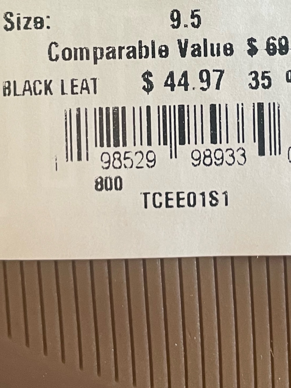 Steve Madden Tacee Black Leather Sandals - Picture 7 of 8